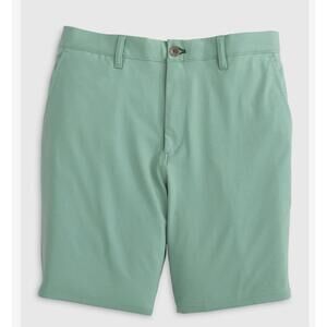 Johnnie-O Jupiters Stretch Cotton Performance Shorts Jungle Green NWT sz 38